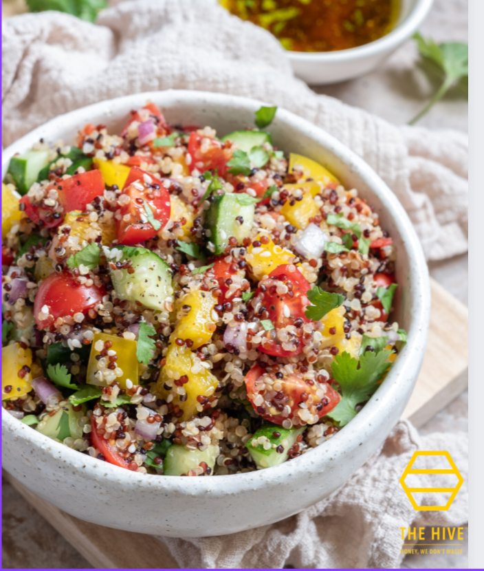 π Ramadan healthy Quinoa and Chickpea Salad π₯