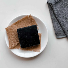 Load image into Gallery viewer, The Hive Bamboo Charcoal Handmade Face Soap (100g)