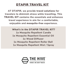 Load image into Gallery viewer, DTAPIR Mosquito Repellent Travel Kit (GREEN BAG)