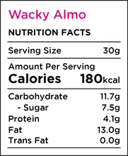 Load image into Gallery viewer, COCOVA Wacky Almonds 68% Dark Chocolate Coated Almonds (130g) - Thehivebulkfoods