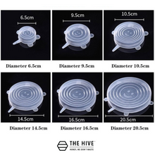 Load image into Gallery viewer, The Hive Silicone Lids Cover (Set of 6)