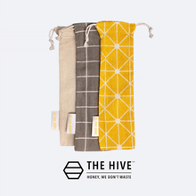 Load image into Gallery viewer, The Hive Straw Cutlery Pouch - Thehivebulkfoods