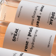 Load image into Gallery viewer, Speak Rose + Peach Hydrating Mist