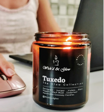Load image into Gallery viewer, Wick&#39;d &amp; Glow Scented Candle - Tuxedo